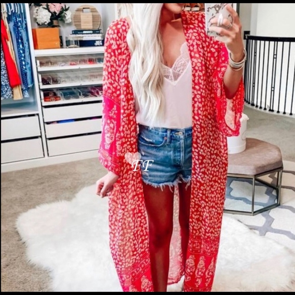 💼 Gorgeous Multi Season Bohemian Kimono💕💕 - Picture 1 of 7